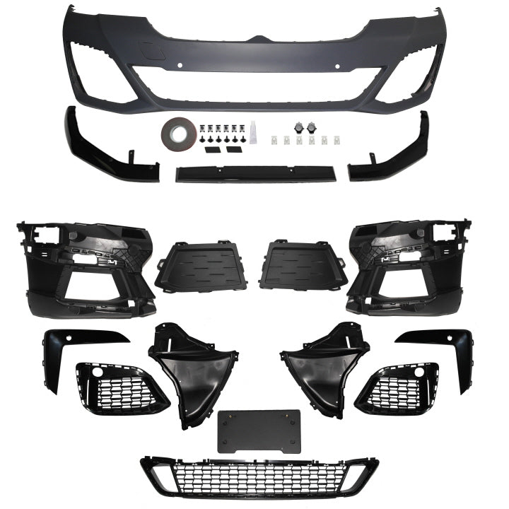 2021-2023 BMW G30 LCI M Performance Style Front Bumper With PDC