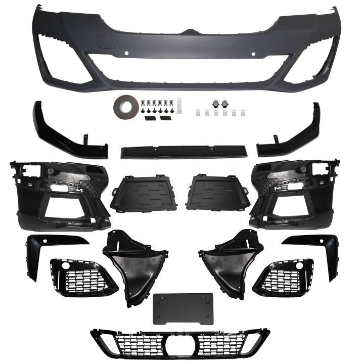 2021-2023 BMW G30 LCI M Performance Style Front Bumper With PDC