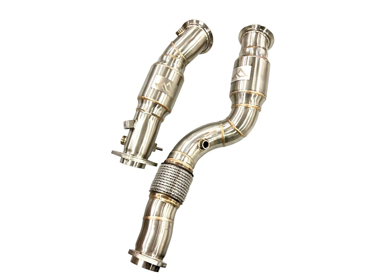 MAD - Resonated Downpipes w/ Flex Section || S58 (M4/M3/M2C) PREORDER