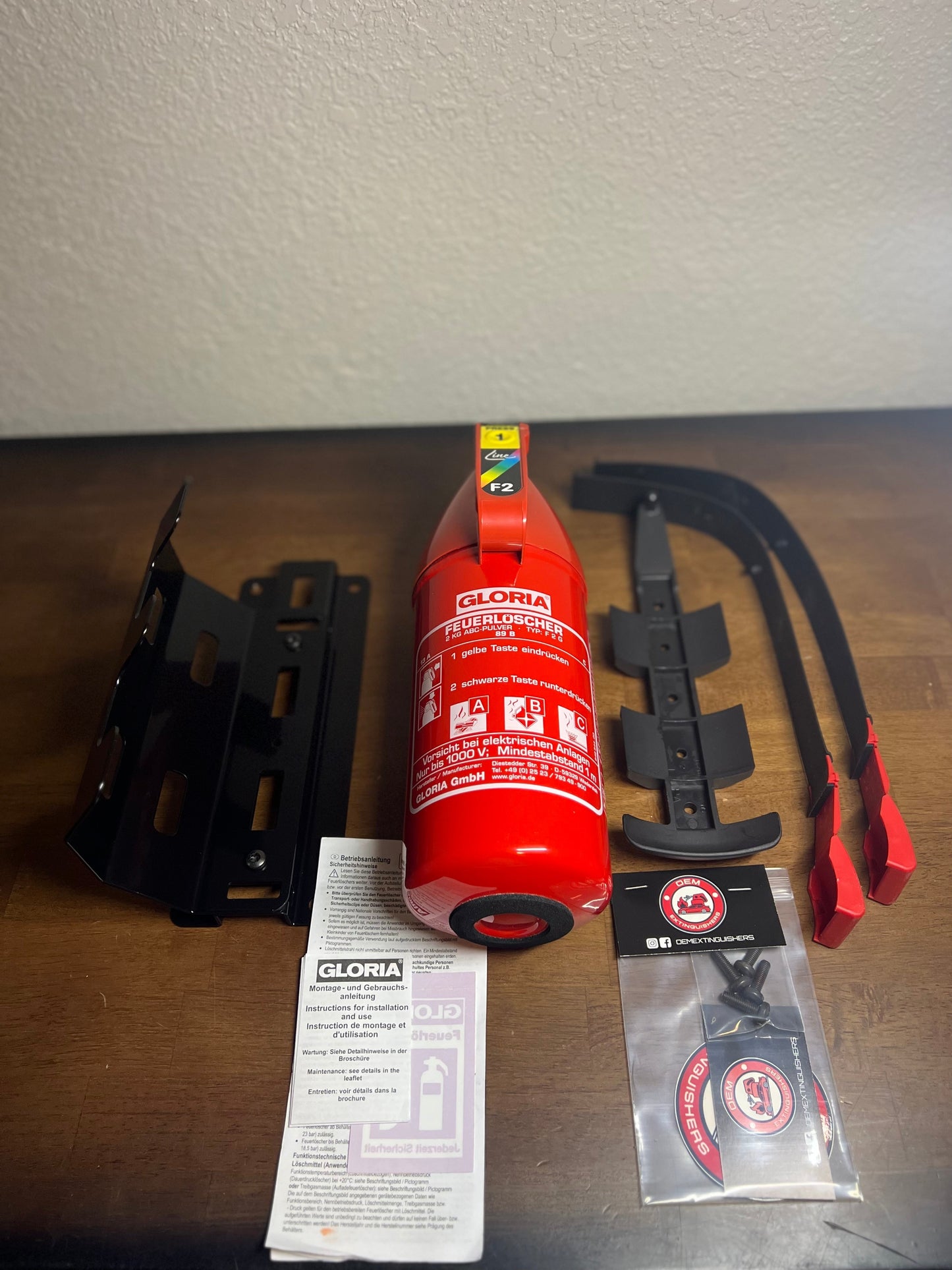 OEM BMW M4 GTS Fire Extinguisher Kit