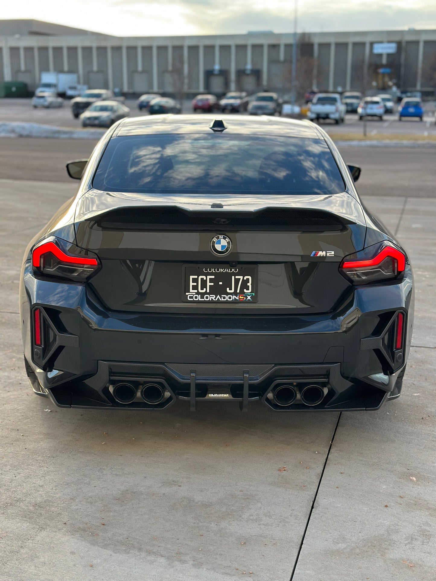 G87 M2 SQ Carbon Fiber Rear Diffuser