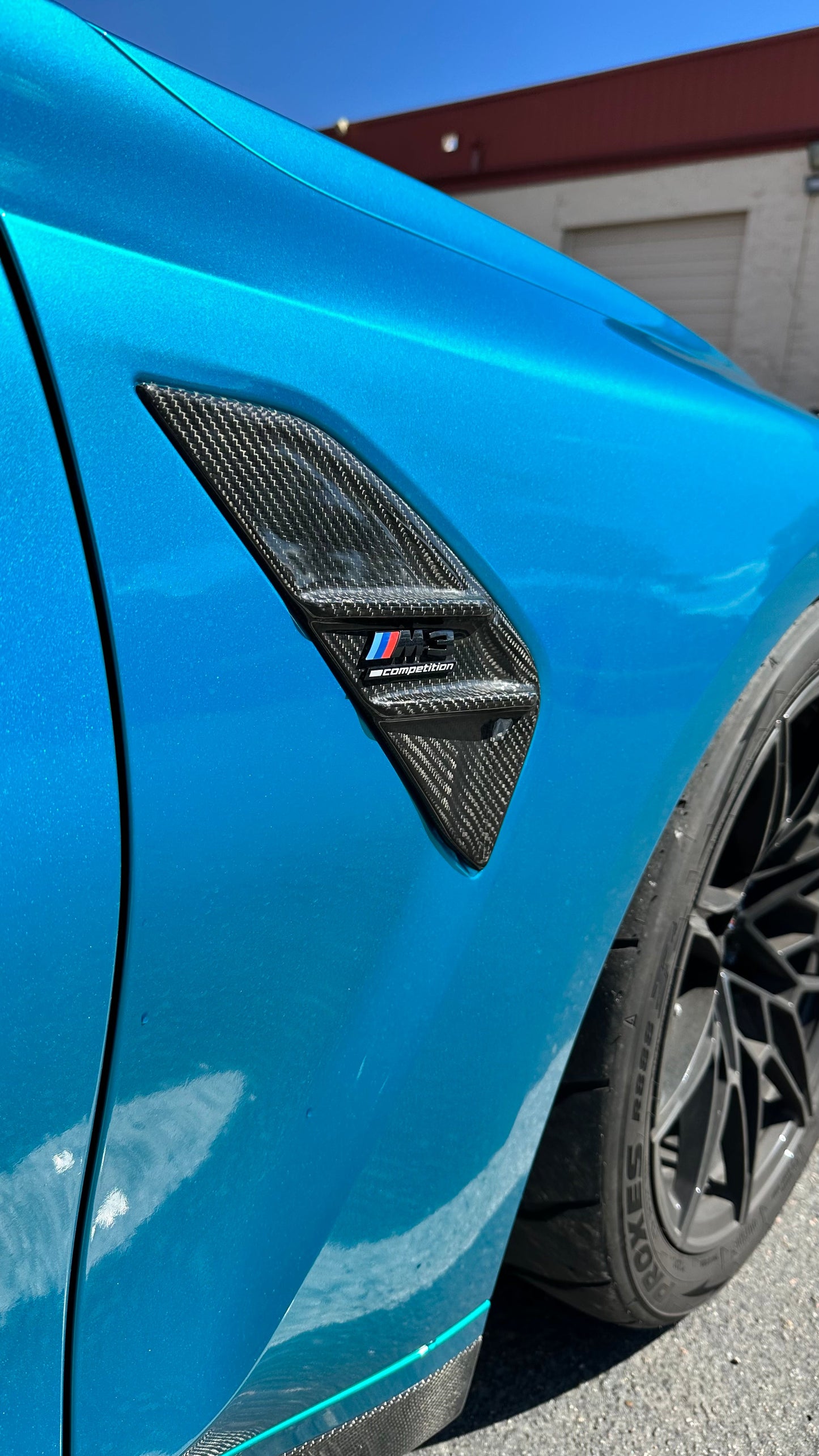 BMW G8X M3/M4 V2 Carbon Fiber Side Vent Covers