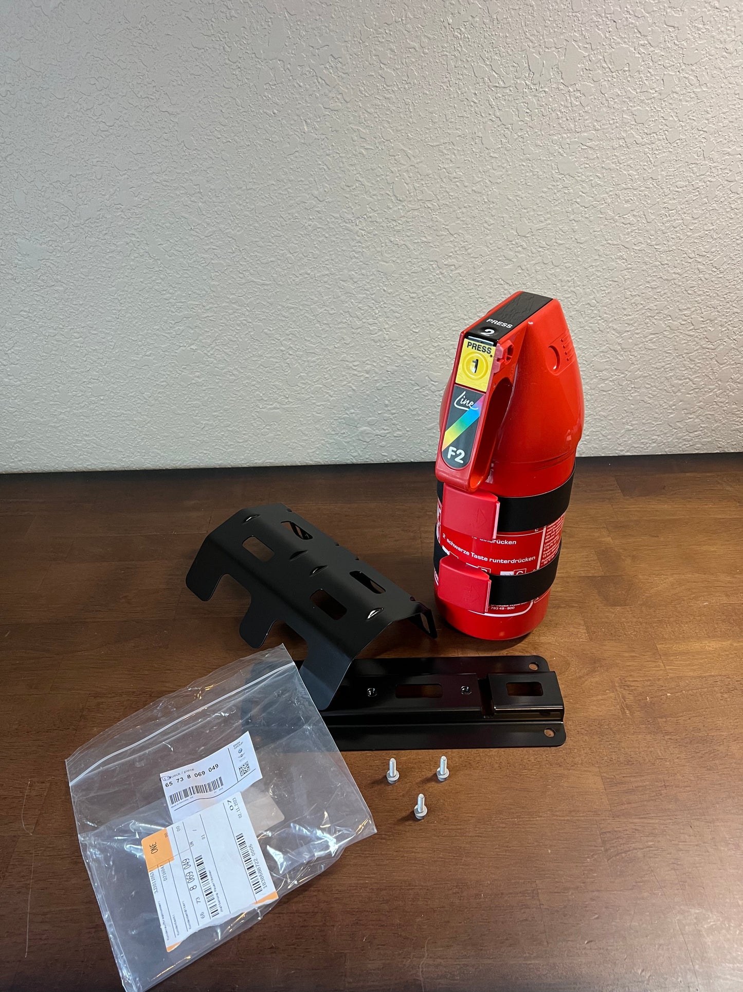 OEM BMW M4 GTS Fire Extinguisher Kit