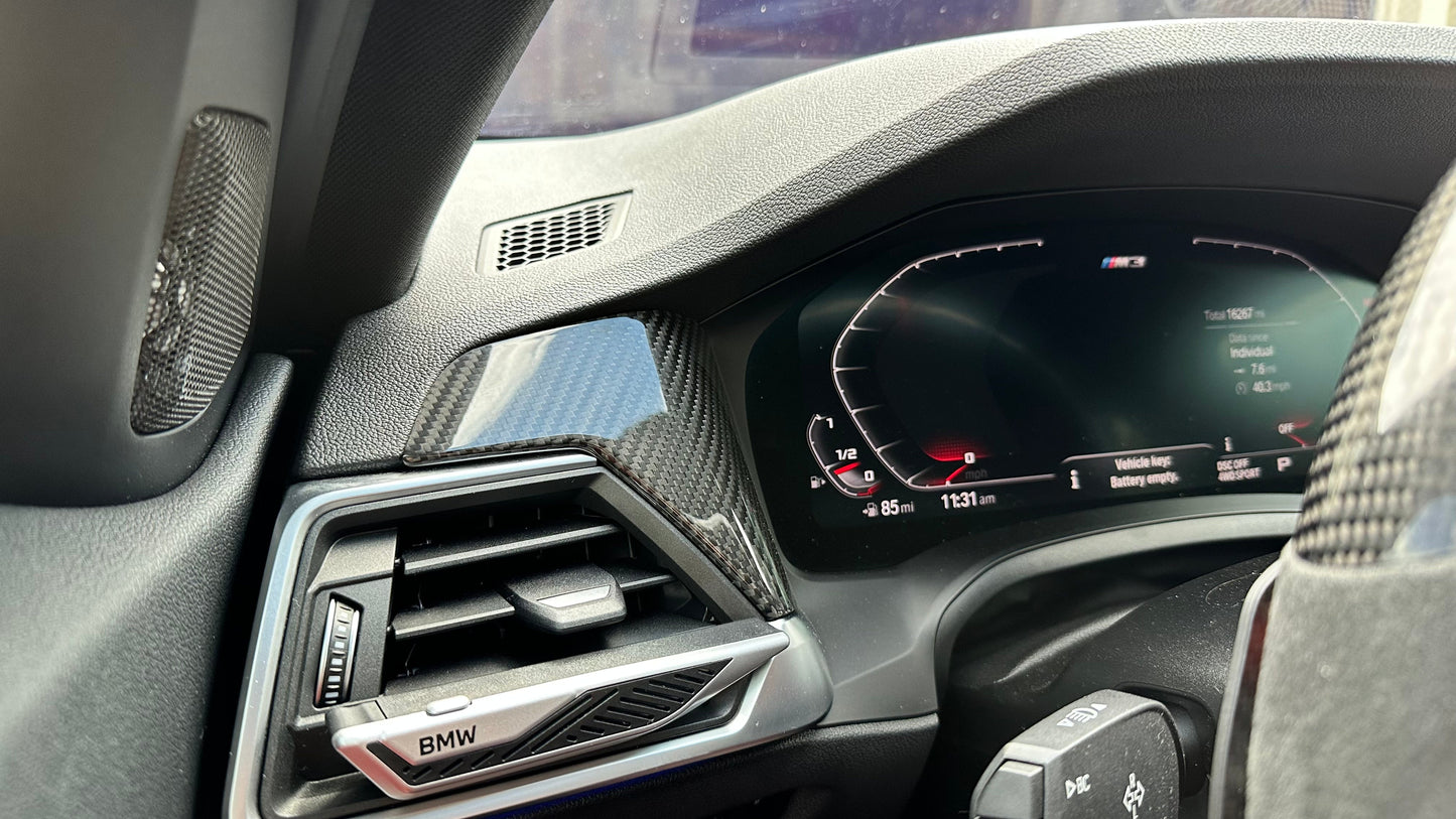 BMW G8X M3/M4 Full Carbon Fiber Air Vent Trim