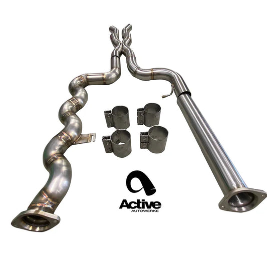 Active Autowerke - Equal Length Mid-Pipe with G-brace || G80/G82