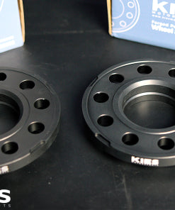 Kies Motorsports (F Series) BMW Wheel Spacers 5 x 120 Black Finish