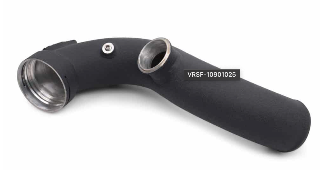 VRSF Charge Pipe for 335d Coolant Tank & Relocated Intakes 07-13 BMW N54 135i/335i E82/E90/E92