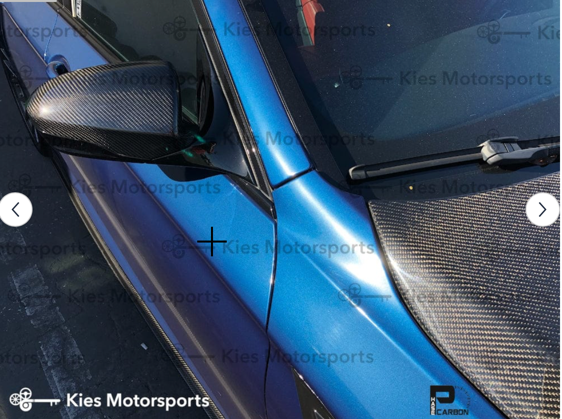 2011-2016 BMW M5 (F10) OEM Replacement Carbon Fiber Mirror Covers