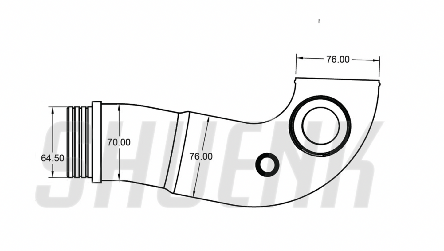 High performance inlet for N20/N26 turbocharger