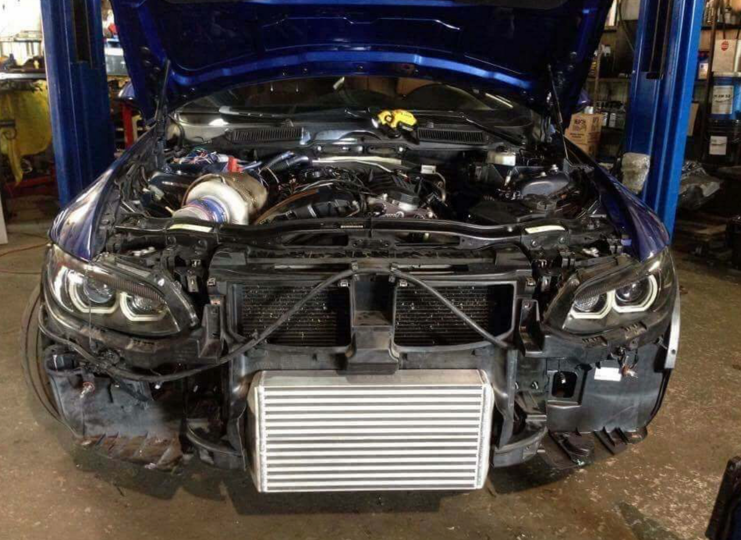 VRSF 1000whp 7.5″ Stepped Race Intercooler FMIC Upgrade Kit 07-12 135i/335i N54 & N55 E82 E90 E92 E93