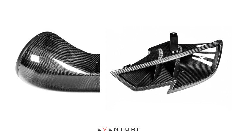 Eventuri Audi RS3 Carbon Headlamp Race Ducts for Stage 3 Intake