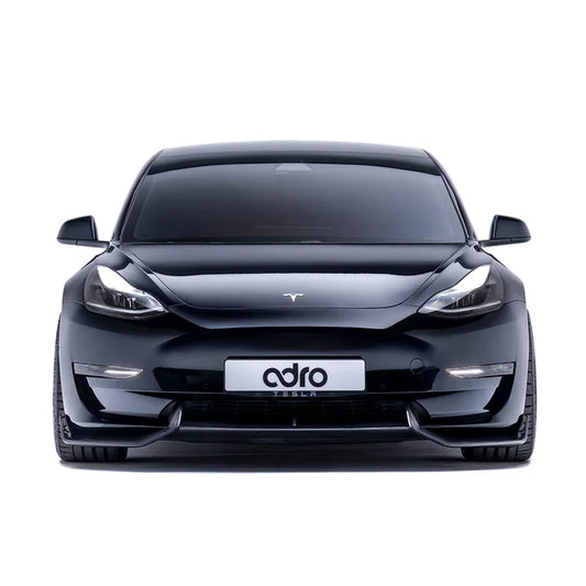 Adro - Carbon Fiber Front Lip || Model 3