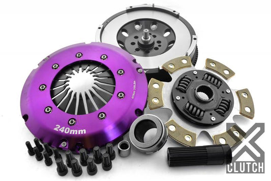 XClutch Clutch Kit with Chromoly Flywheel Stage 2 Ceramic Race Disc BMW 3.0L 6-Cylinder XKBM24565-1R