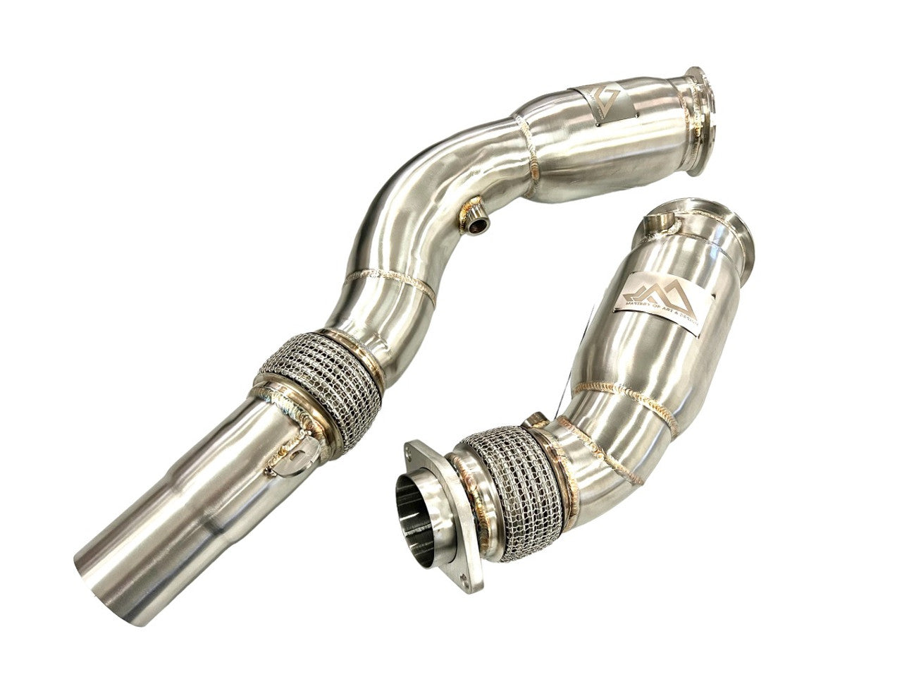 MAD - Resonated Downpipes W/ Flex Section || F8X S55 PREORDER